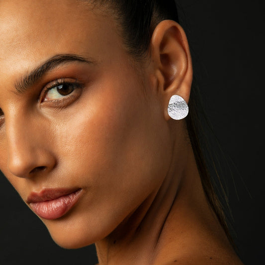 SILBERNE OHRRINGE „OSHI III“