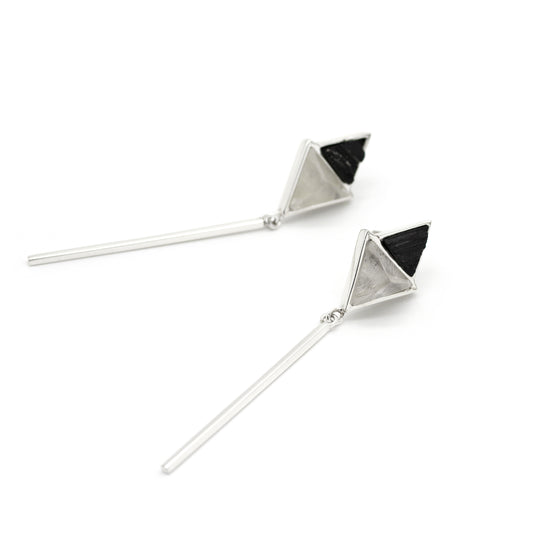 CHUNTU EARRINGS CRISTAL QUARTZ