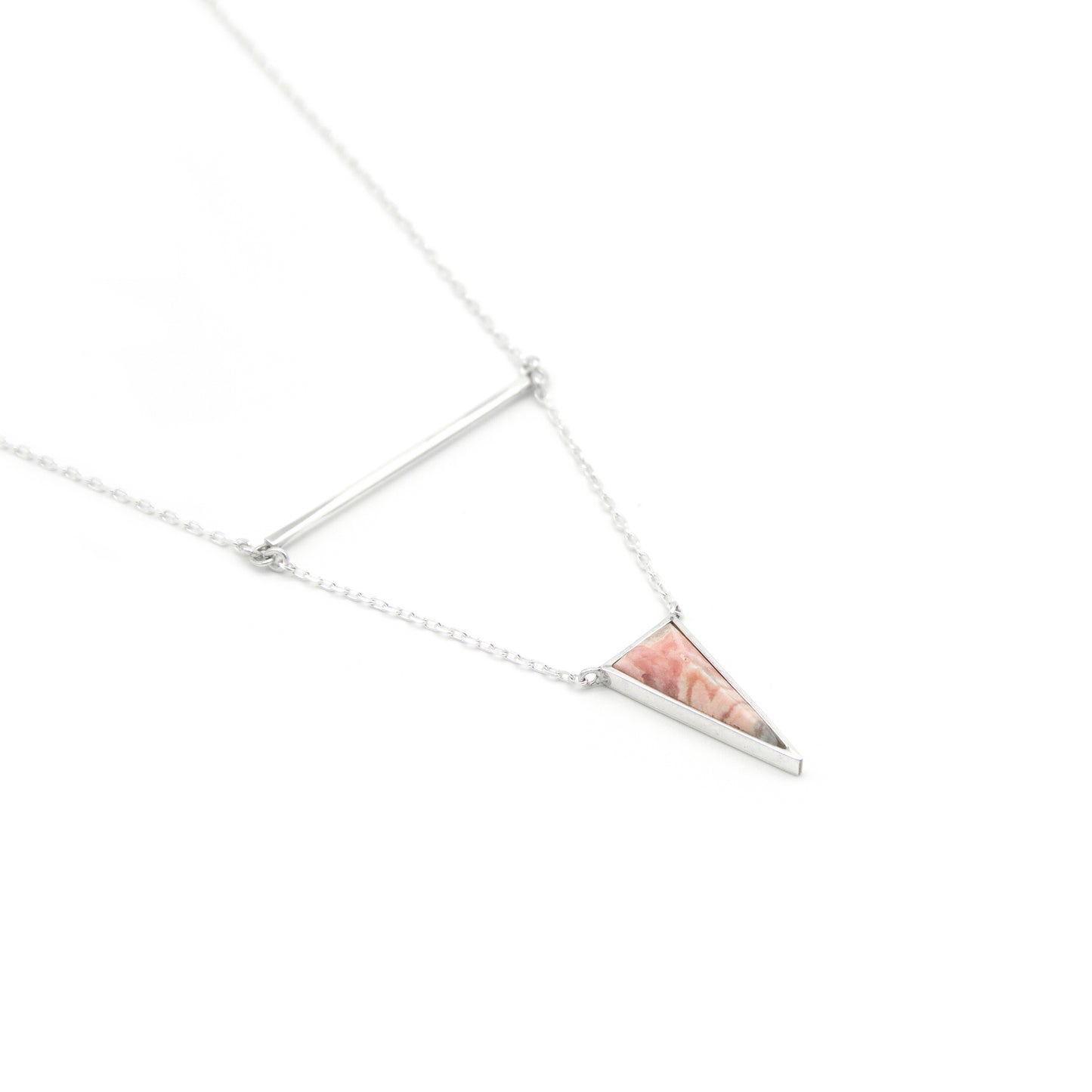 HUACA NECKLACE RHODONITE