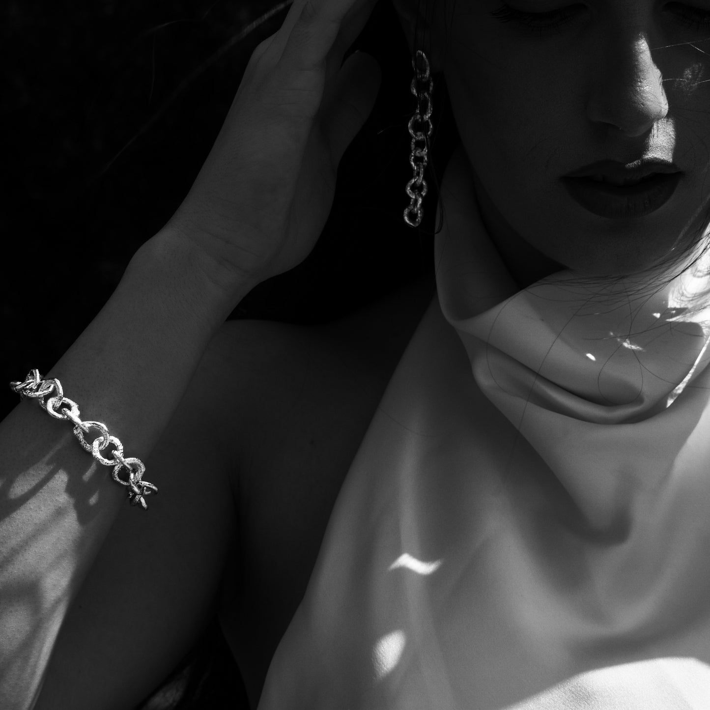 INCHATO BOLD SILBERARMBANDKETTE